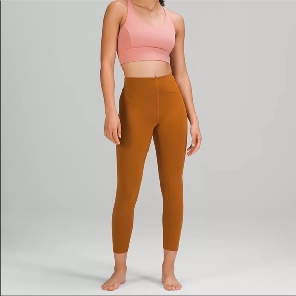 Lululemon Women's InStill High-Rise Tight 24” Butternut Brown  Size 0 Fall - Picture 3 of 9